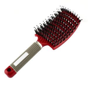 Boar bristle vented hair brushes for thick and think hair 