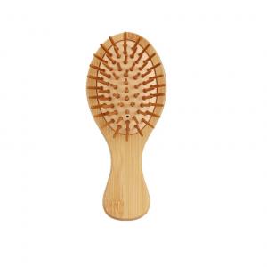 mini portable wooden hair brush anti-stastic for All Hair Types Wet or Dry for Adult/Baby/Kid