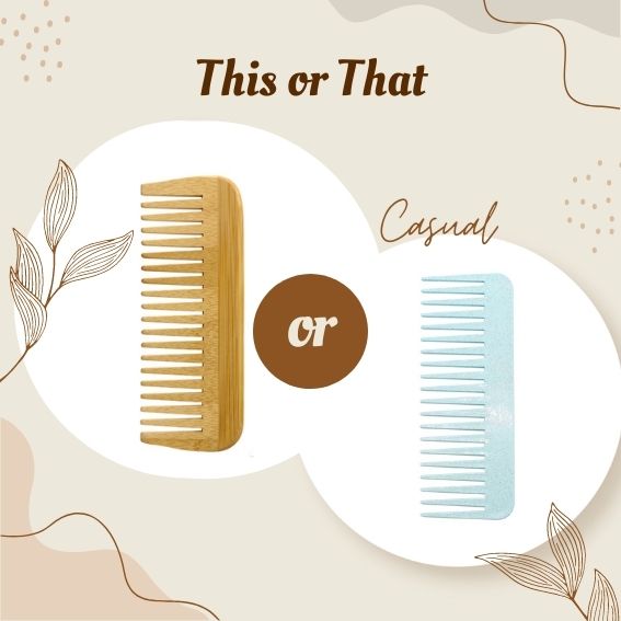 How to choose plastic comb or bamboo comb?