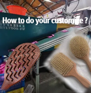 How to customize detangling hair brushes for your own brand? 