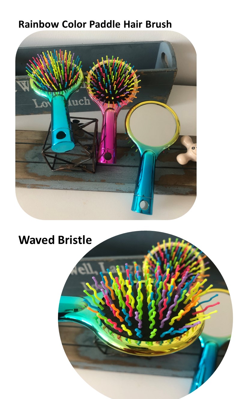 rainbow <a href=https://www.shmetory.com/product/Detangler-Brush.html target='_blank'>hair brush </a>