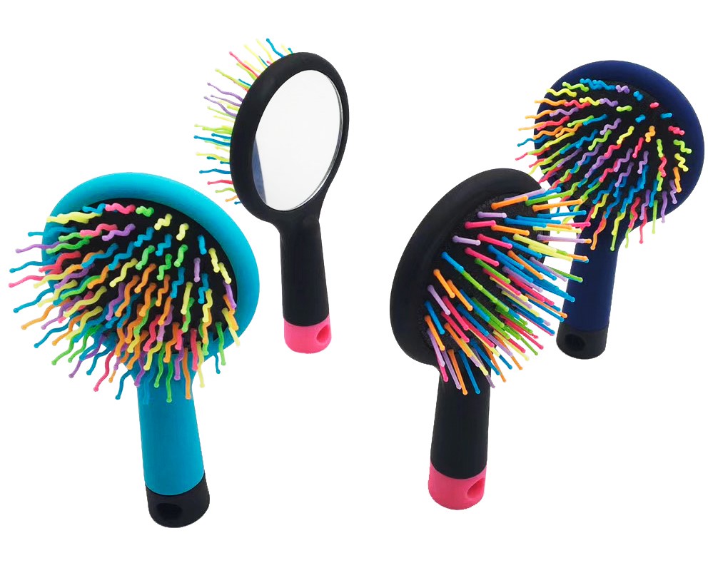 rainbow hair brush