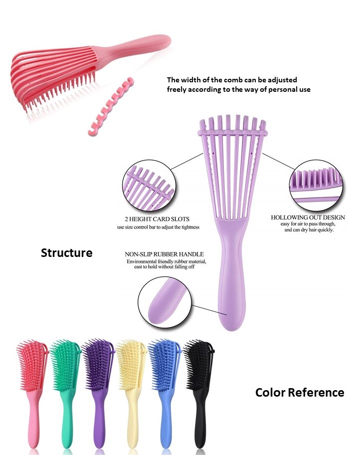 Eight-Claw <a href=https://www.shmetory.com/product/Detangler-Brush.html target='_blank'>hair brush </a>