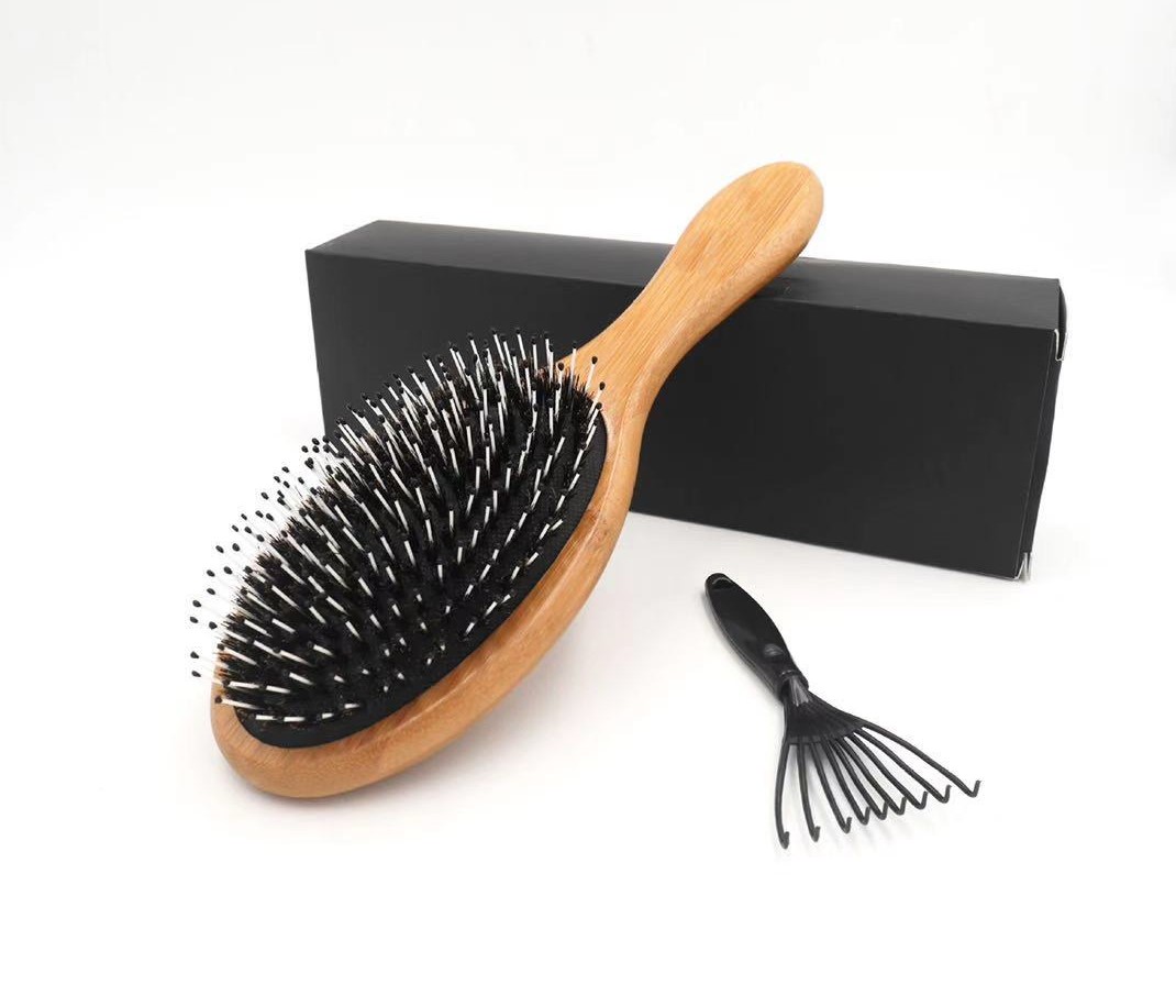 natural boar <a href=https://www.shmetory.com/Wooden-Hair-Brush.html target='_blank'>bristle hair brush</a> 