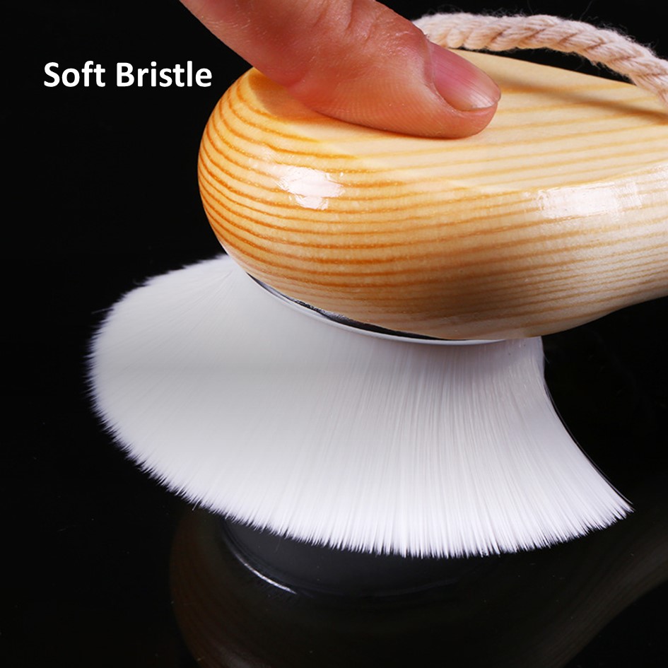 whoelsale soft bristle dot wash brush in bulk qty