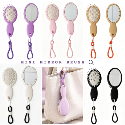 mini travel detangling hair brush 
