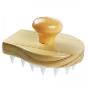 Bamboo Wooden Waterproof Handheld Head Massage Shampoo Brushes