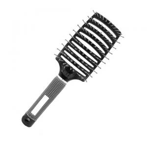 Big vent boar bristle hair extention brush 