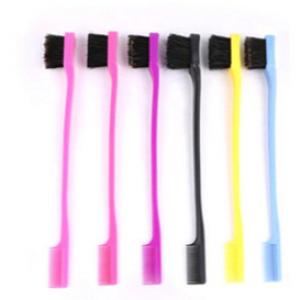 Soft bristle hair edge brushes 