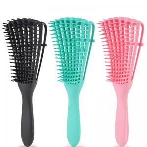 Flexible arms detangling hair brush for thick hair 