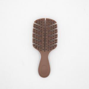 plastic curved mini vent hair styling brush 