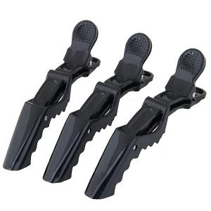Non-Slip Black Stlying Clip Plastic Duckbill Alligator Hair Clip Hair Claw for thick and thin hair 