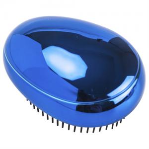 Mini portabel egg shaped detangler brush for travel and home usage 