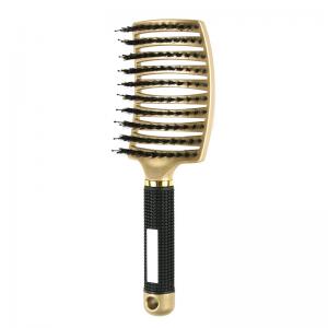 Nylon boar bristle vented hair brush