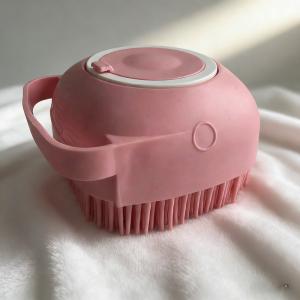 pet shampoo bath brush for dog and cat