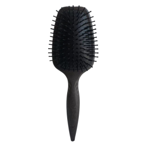 Vegan eco plastic coffee ground paddle hair brush 